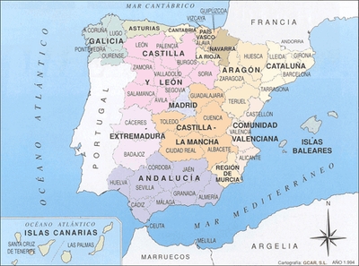 Регіони Іспанії